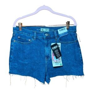 REWASH The Mom Short Vintage Stretch Super High Rise Denim Shorts 9/29 NWT